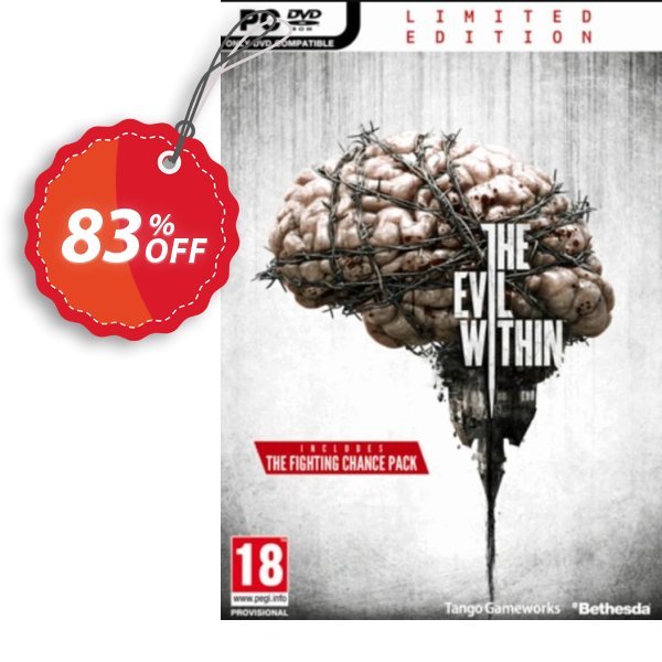 The Evil Within Limited Edition PC Coupon, discount The Evil Within Limited Edition PC Deal. Promotion: The Evil Within Limited Edition PC Exclusive Easter Sale offer 
