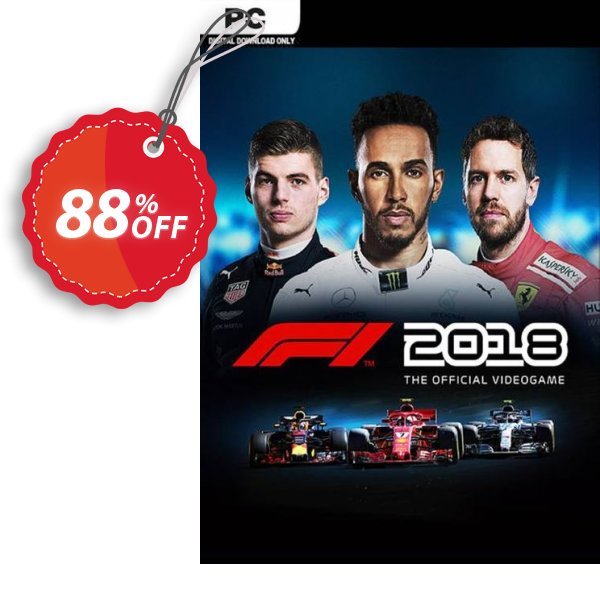 F1 2018 PC Coupon, discount F1 2018 PC Deal. Promotion: F1 2018 PC Exclusive Easter Sale offer 
