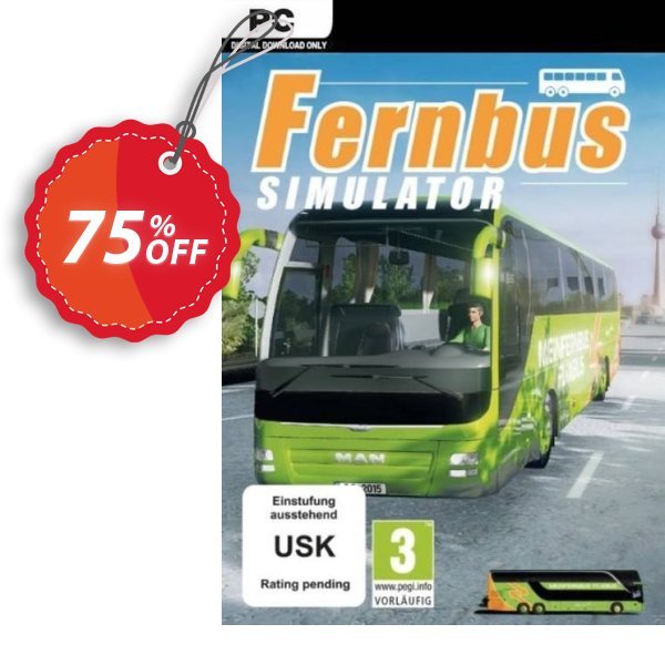 Fernbus Simulator PC Coupon, discount Fernbus Simulator PC Deal. Promotion: Fernbus Simulator PC Exclusive Easter Sale offer 