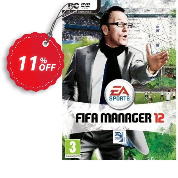 FIFA Manager 12, PC  Coupon, discount FIFA Manager 12 (PC) Deal. Promotion: FIFA Manager 12 (PC) Exclusive Easter Sale offer 