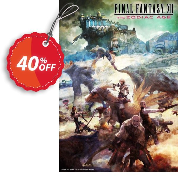 Final Fantasy XII: The Zodiac Age PC Coupon, discount Final Fantasy XII: The Zodiac Age PC Deal. Promotion: Final Fantasy XII: The Zodiac Age PC Exclusive Easter Sale offer 
