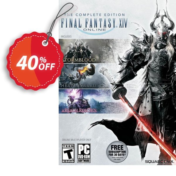 Final Fantasy XIV 14: Online Complete Edition PC Coupon, discount Final Fantasy XIV 14: Online Complete Edition PC Deal. Promotion: Final Fantasy XIV 14: Online Complete Edition PC Exclusive Easter Sale offer 