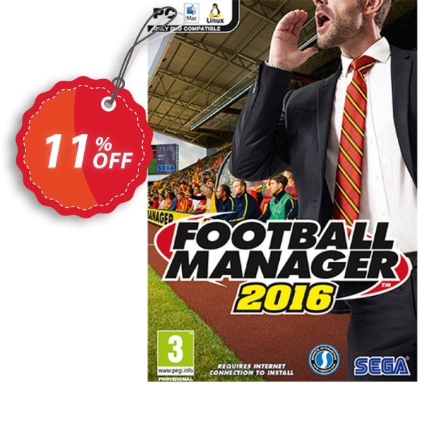 Football Manager 2016 PC/MAC Coupon, discount Football Manager 2016 PC/Mac Deal. Promotion: Football Manager 2016 PC/Mac Exclusive Easter Sale offer 