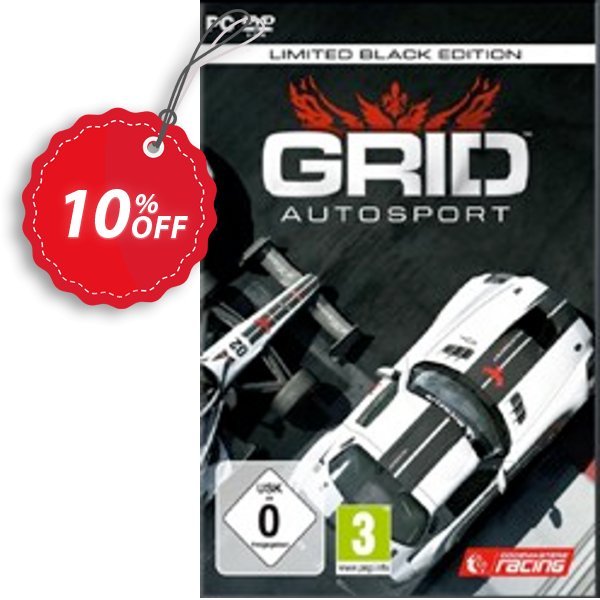 Grid Autosport Black Edition PC Coupon, discount Grid Autosport Black Edition PC Deal. Promotion: Grid Autosport Black Edition PC Exclusive Easter Sale offer 