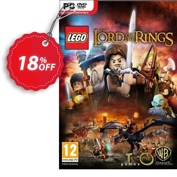 LEGO Lord of the Rings, PC  Coupon, discount LEGO Lord of the Rings (PC) Deal. Promotion: LEGO Lord of the Rings (PC) Exclusive Easter Sale offer 