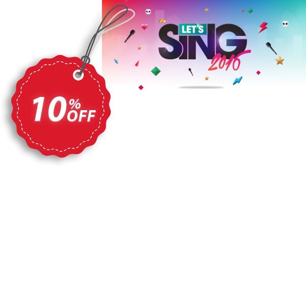 Let's Sing 2016 PC Coupon, discount Let's Sing 2016 PC Deal. Promotion: Let's Sing 2016 PC Exclusive Easter Sale offer 