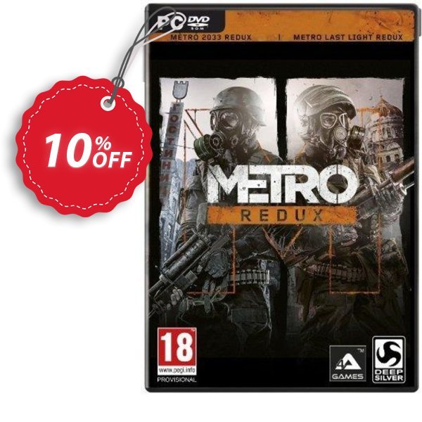 Metro Redux PC Coupon, discount Metro Redux PC Deal. Promotion: Metro Redux PC Exclusive Easter Sale offer 