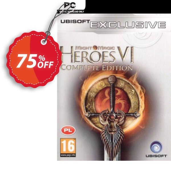 Might & Magic Heroes VI 6 - Complete Edition PC, EU  Coupon, discount Might & Magic Heroes VI 6 - Complete Edition PC (EU) Deal. Promotion: Might & Magic Heroes VI 6 - Complete Edition PC (EU) Exclusive Easter Sale offer 