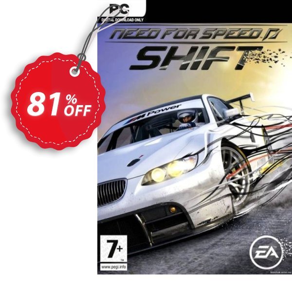 Need for Speed: Shift PC Coupon, discount Need for Speed: Shift PC Deal. Promotion: Need for Speed: Shift PC Exclusive Easter Sale offer 