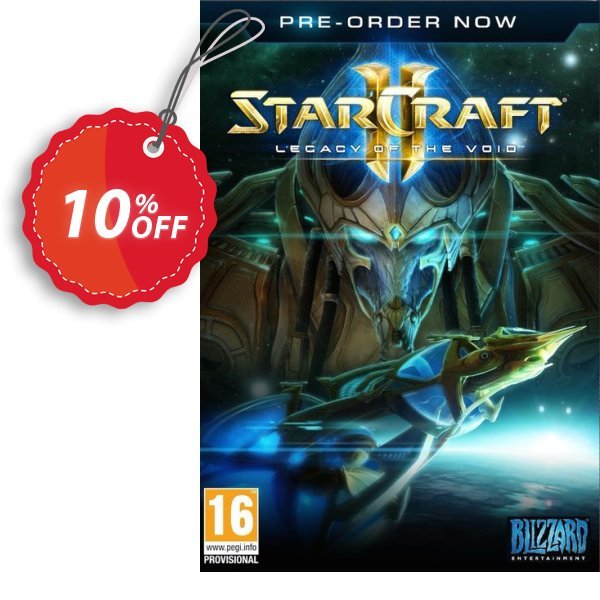 Starcraft 2: Legacy Of The Void + BETA Access PC/MAC Coupon, discount Starcraft 2: Legacy Of The Void + BETA Access PC/Mac Deal. Promotion: Starcraft 2: Legacy Of The Void + BETA Access PC/Mac Exclusive Easter Sale offer 