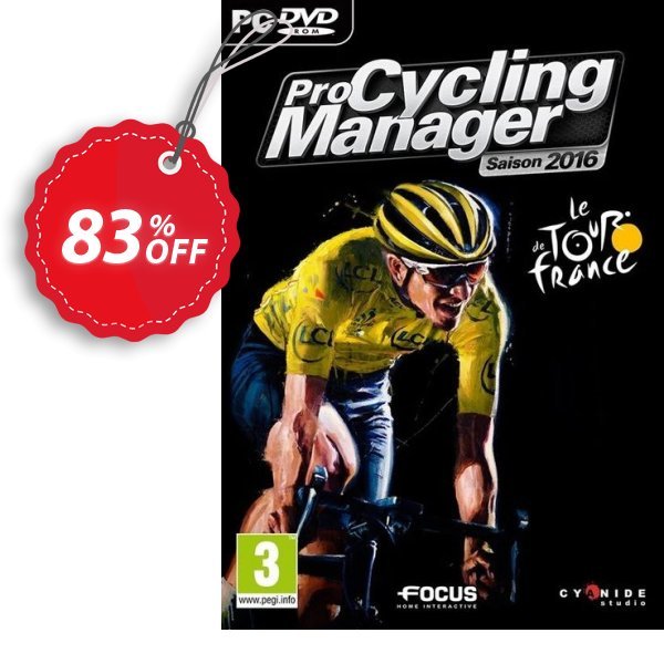Pro Cycling Manager 2016 PC Coupon, discount Pro Cycling Manager 2016 PC Deal. Promotion: Pro Cycling Manager 2016 PC Exclusive Easter Sale offer 