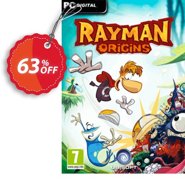 Rayman Origins PC Coupon, discount Rayman Origins PC Deal. Promotion: Rayman Origins PC Exclusive Easter Sale offer 