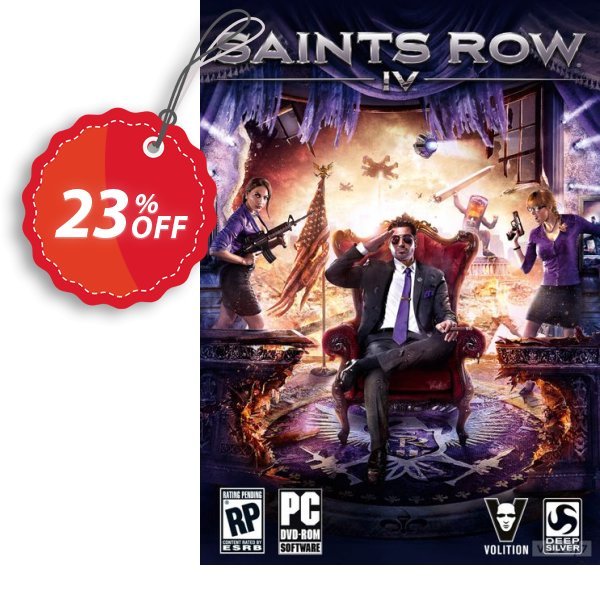 Saints Row IV 4 PC Coupon, discount Saints Row IV 4 PC Deal. Promotion: Saints Row IV 4 PC Exclusive Easter Sale offer 