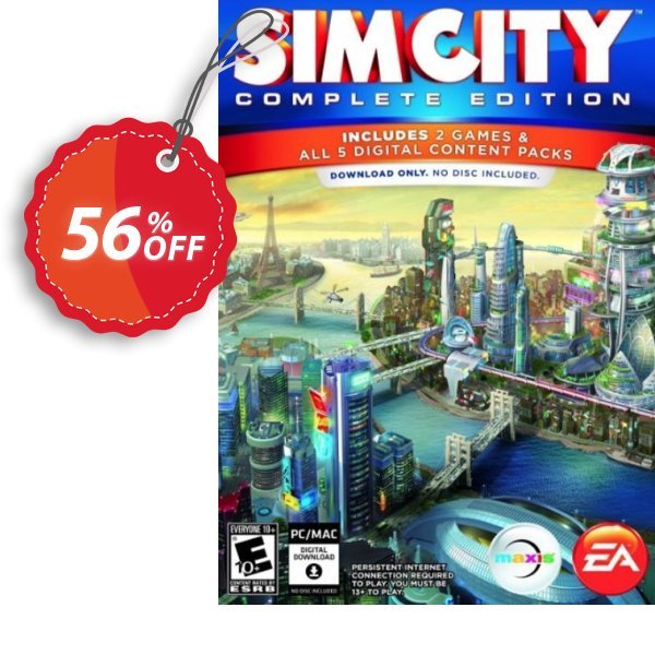 SimCity Complete Edition PC Coupon, discount SimCity Complete Edition PC Deal. Promotion: SimCity Complete Edition PC Exclusive Easter Sale offer 