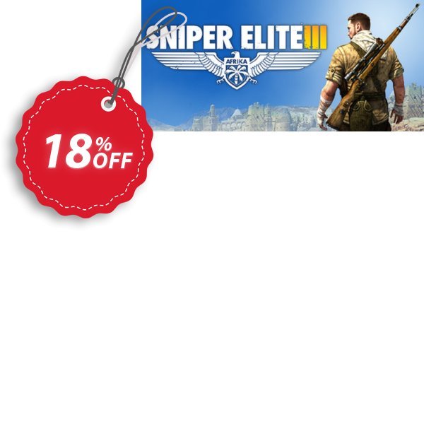 Sniper Elite 3 PC Coupon, discount Sniper Elite 3 PC Deal. Promotion: Sniper Elite 3 PC Exclusive Easter Sale offer 