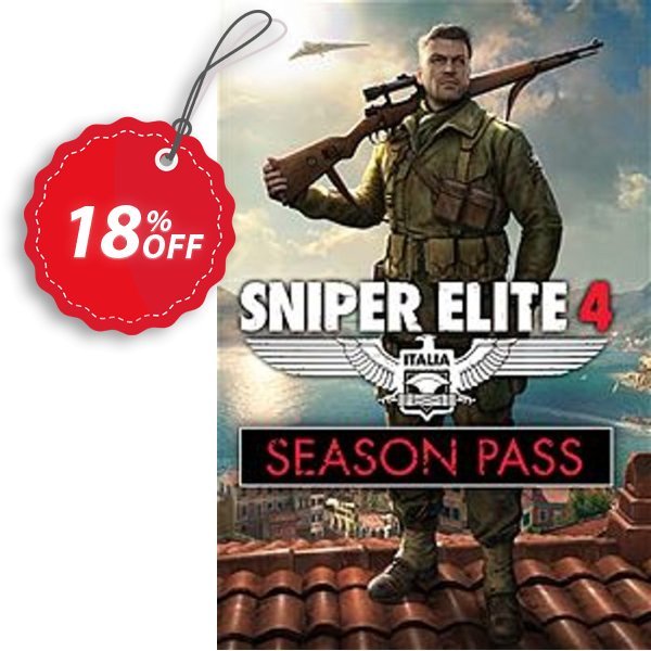 Sniper Elite 4 PC - Season Pass Coupon, discount Sniper Elite 4 PC - Season Pass Deal. Promotion: Sniper Elite 4 PC - Season Pass Exclusive Easter Sale offer 