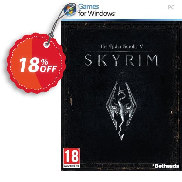 The Elder Scrolls V 5: Skyrim, PC  Coupon, discount The Elder Scrolls V 5: Skyrim (PC) Deal. Promotion: The Elder Scrolls V 5: Skyrim (PC) Exclusive Easter Sale offer 