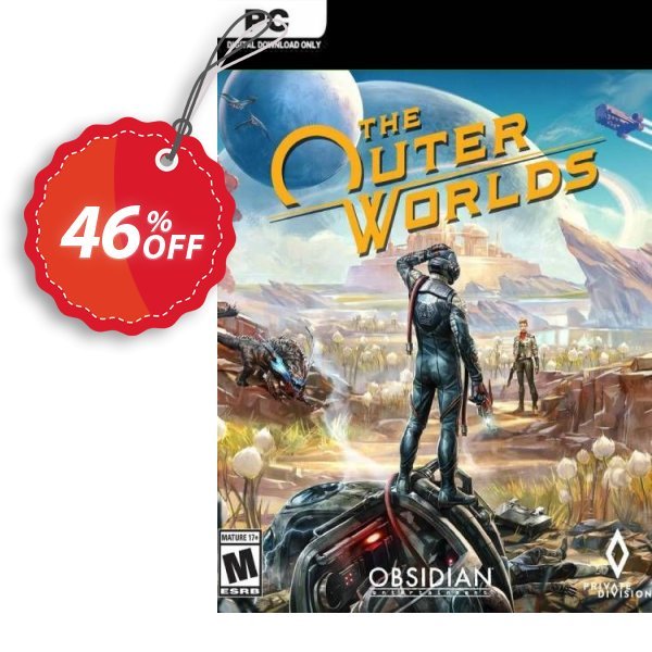 The Outer Worlds PC Coupon, discount The Outer Worlds PC Deal. Promotion: The Outer Worlds PC Exclusive Easter Sale offer 