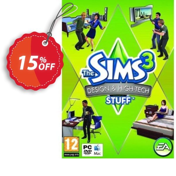 The Sims 3: Design and Hi-Tech Stuff, PC/MAC  Coupon, discount The Sims 3: Design and Hi-Tech Stuff (PC/Mac) Deal. Promotion: The Sims 3: Design and Hi-Tech Stuff (PC/Mac) Exclusive Easter Sale offer 