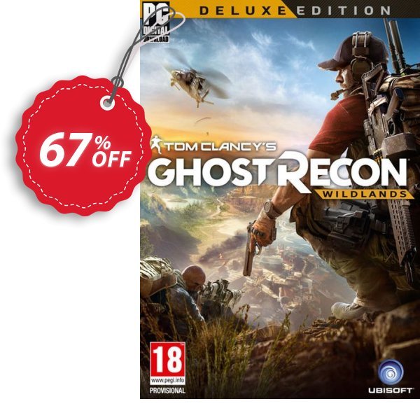 Tom Clancy’s Ghost Recon Wildlands Deluxe Edition PC Coupon, discount Tom Clancy’s Ghost Recon Wildlands Deluxe Edition PC Deal. Promotion: Tom Clancy’s Ghost Recon Wildlands Deluxe Edition PC Exclusive Easter Sale offer 