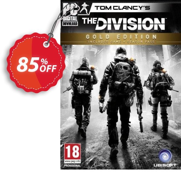Tom Clancy's The Division - Gold Edition PC Coupon, discount Tom Clancy's The Division - Gold Edition PC Deal. Promotion: Tom Clancy's The Division - Gold Edition PC Exclusive Easter Sale offer 