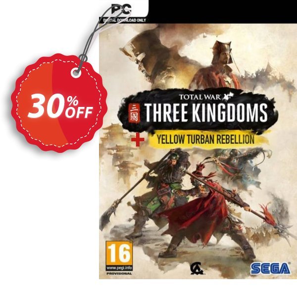 Total War Three Kingdoms PC + DLC, EU  Coupon, discount Total War Three Kingdoms PC + DLC (EU) Deal. Promotion: Total War Three Kingdoms PC + DLC (EU) Exclusive Easter Sale offer 