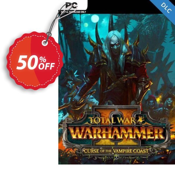 Total War Warhammer II 2 PC - Curse of the Vampire Coast DLC, WW  Coupon, discount Total War Warhammer II 2 PC - Curse of the Vampire Coast DLC (WW) Deal. Promotion: Total War Warhammer II 2 PC - Curse of the Vampire Coast DLC (WW) Exclusive Easter Sale offer 