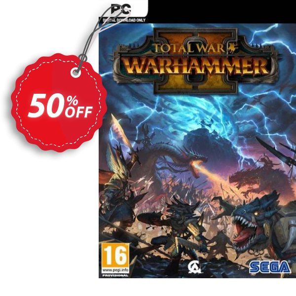 Total War: Warhammer II 2 PC, WW  Coupon, discount Total War: Warhammer II 2 PC (WW) Deal. Promotion: Total War: Warhammer II 2 PC (WW) Exclusive Easter Sale offer 
