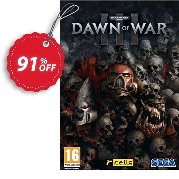Warhammer 40.000 Dawn of War III 3 PC Coupon, discount Warhammer 40.000 Dawn of War III 3 PC Deal. Promotion: Warhammer 40.000 Dawn of War III 3 PC Exclusive Easter Sale offer 
