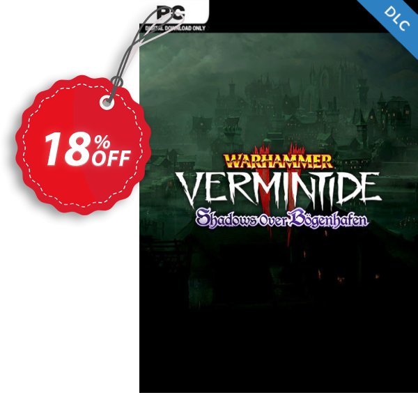 Warhammer: Vermintide 2 PC - Shadows Over Bögenhafen DLC Coupon, discount Warhammer: Vermintide 2 PC - Shadows Over Bögenhafen DLC Deal. Promotion: Warhammer: Vermintide 2 PC - Shadows Over Bögenhafen DLC Exclusive Easter Sale offer 