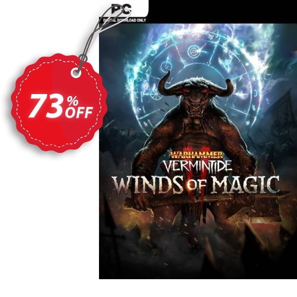 Warhammer: Vermintide 2 PC - Winds of Magic DLC Coupon, discount Warhammer: Vermintide 2 PC - Winds of Magic DLC Deal. Promotion: Warhammer: Vermintide 2 PC - Winds of Magic DLC Exclusive Easter Sale offer 