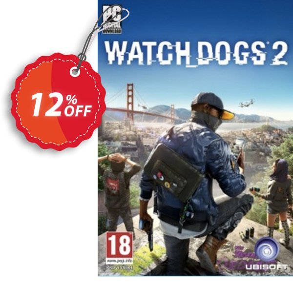 Watch Dogs 2 PC, US  Coupon, discount Watch Dogs 2 PC (US) Deal. Promotion: Watch Dogs 2 PC (US) Exclusive Easter Sale offer 