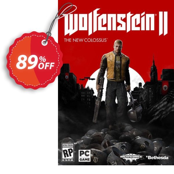 Wolfenstein II 2 The New Colossus PC, DE  Coupon, discount Wolfenstein II 2 The New Colossus PC (DE) Deal. Promotion: Wolfenstein II 2 The New Colossus PC (DE) Exclusive Easter Sale offer 