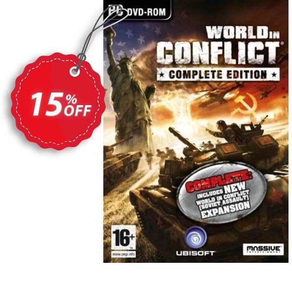 World in Conflict - Complete Edition, PC  Coupon, discount World in Conflict - Complete Edition (PC) Deal. Promotion: World in Conflict - Complete Edition (PC) Exclusive Easter Sale offer 