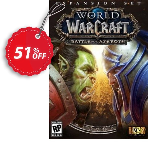 World of Warcraft Battle for Azeroth DLC PC, US  Coupon, discount World of Warcraft Battle for Azeroth DLC PC (US) Deal. Promotion: World of Warcraft Battle for Azeroth DLC PC (US) Exclusive Easter Sale offer 