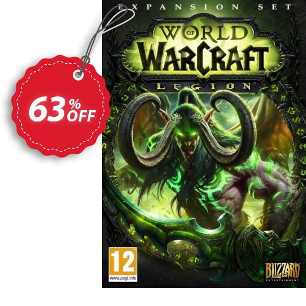 World of Warcraft, WoW - Legion PC/MAC, EU  Coupon, discount World of Warcraft (WoW) - Legion PC/Mac (EU) Deal. Promotion: World of Warcraft (WoW) - Legion PC/Mac (EU) Exclusive Easter Sale offer 