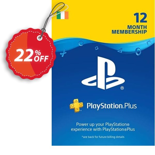PS Plus - 12 Month Subscription, Ireland  Coupon, discount PlayStation Plus - 12 Month Subscription (Ireland) Deal. Promotion: PlayStation Plus - 12 Month Subscription (Ireland) Exclusive Easter Sale offer 