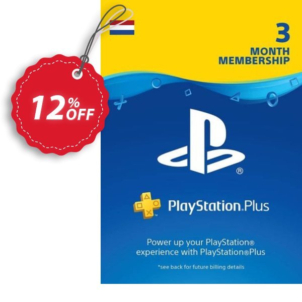 PS Plus, PS+ - 3 Month Subscription, Netherlands  Coupon, discount Playstation Plus (PS+) - 3 Month Subscription (Netherlands) Deal. Promotion: Playstation Plus (PS+) - 3 Month Subscription (Netherlands) Exclusive Easter Sale offer 