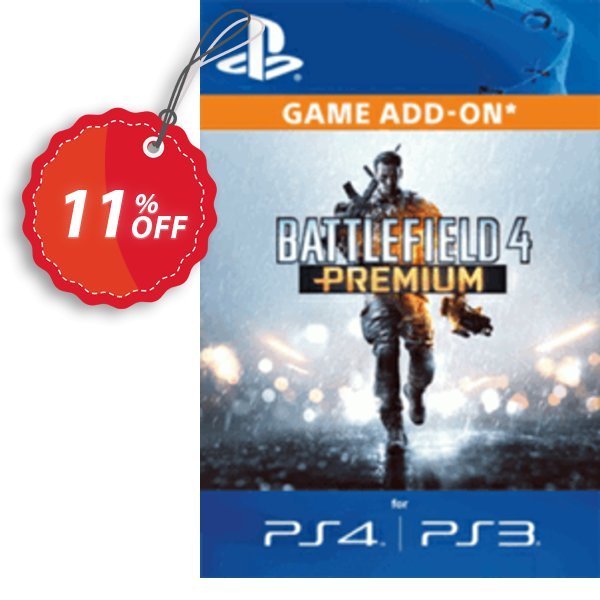 Battlefield 4 Premium Service, PSN PS3/PS4 Coupon, discount Battlefield 4 Premium Service (PSN) PS3/PS4 Deal. Promotion: Battlefield 4 Premium Service (PSN) PS3/PS4 Exclusive Easter Sale offer 
