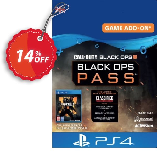 Call of Duty, COD Black Ops 4 - Black Ops Pass PS4 Coupon, discount Call of Duty (COD) Black Ops 4 - Black Ops Pass PS4 Deal. Promotion: Call of Duty (COD) Black Ops 4 - Black Ops Pass PS4 Exclusive Easter Sale offer 
