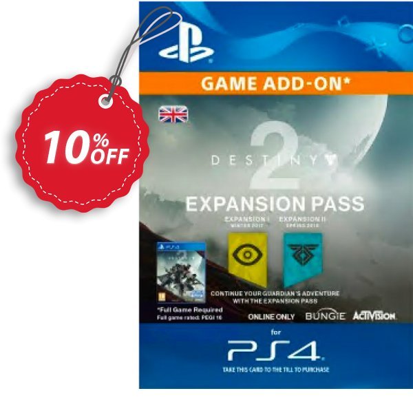 Destiny 2 Expansion Pass PS4 Coupon, discount Destiny 2 Expansion Pass PS4 Deal. Promotion: Destiny 2 Expansion Pass PS4 Exclusive Easter Sale offer 