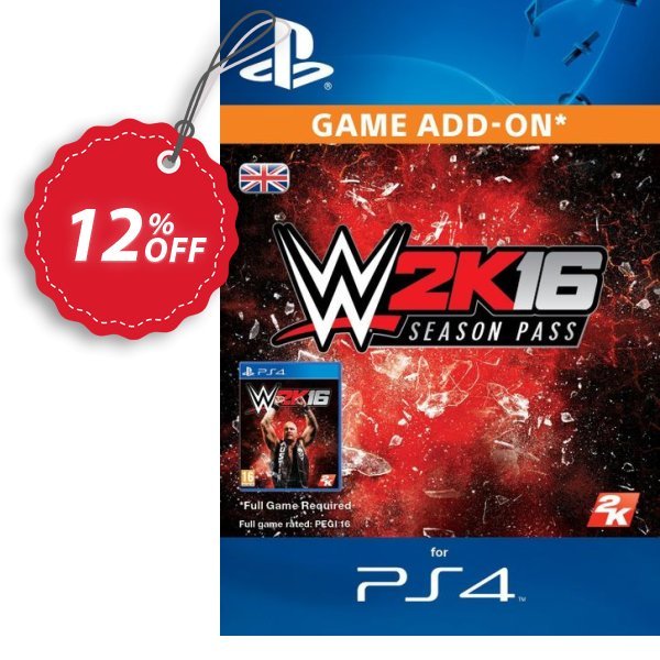 WWE 2K16 Season Pass PS4 Coupon, discount WWE 2K16 Season Pass PS4 Deal. Promotion: WWE 2K16 Season Pass PS4 Exclusive Easter Sale offer 