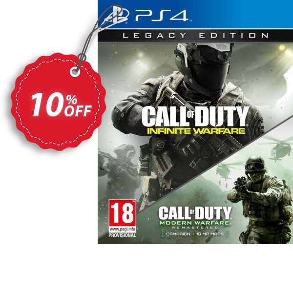 Call of Duty, COD Infinite Warfare Legacy Edition PS4 - Digital Code Coupon, discount Call of Duty (COD) Infinite Warfare Legacy Edition PS4 - Digital Code Deal. Promotion: Call of Duty (COD) Infinite Warfare Legacy Edition PS4 - Digital Code Exclusive Easter Sale offer 