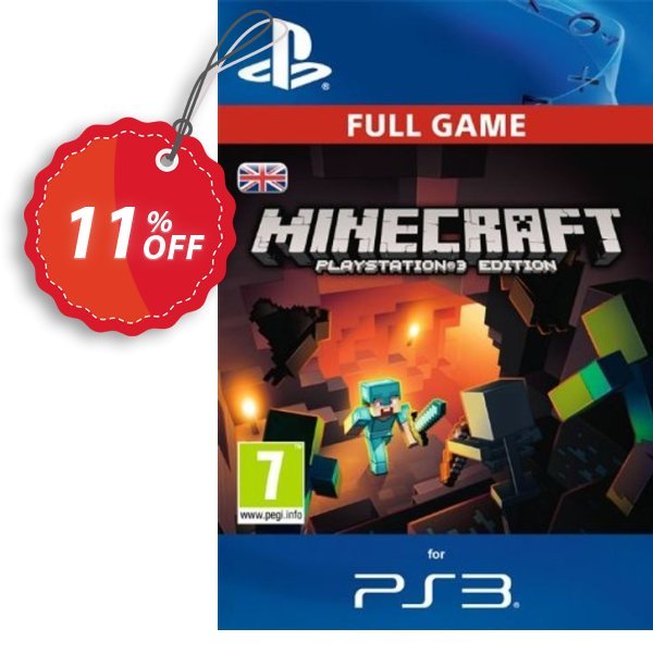 Minecraft PS3 - Digital Code Coupon, discount Minecraft PS3 - Digital Code Deal. Promotion: Minecraft PS3 - Digital Code Exclusive Easter Sale offer 