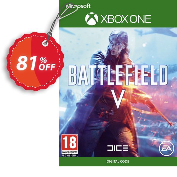 Battlefield V 5 Xbox One, US  Coupon, discount Battlefield V 5 Xbox One (US) Deal. Promotion: Battlefield V 5 Xbox One (US) Exclusive Easter Sale offer 