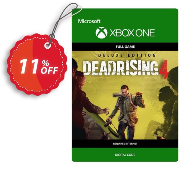 Dead Rising 4 Deluxe Edition Xbox One Coupon, discount Dead Rising 4 Deluxe Edition Xbox One Deal. Promotion: Dead Rising 4 Deluxe Edition Xbox One Exclusive Easter Sale offer 