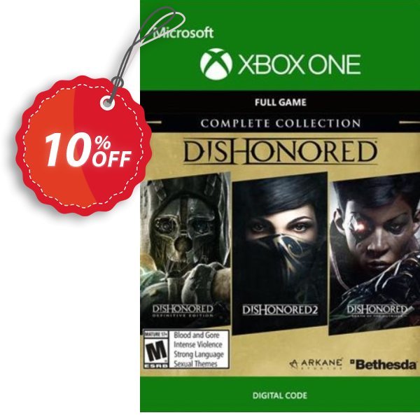 Dishonored Complete Collection Xbox One Coupon, discount Dishonored Complete Collection Xbox One Deal. Promotion: Dishonored Complete Collection Xbox One Exclusive Easter Sale offer 