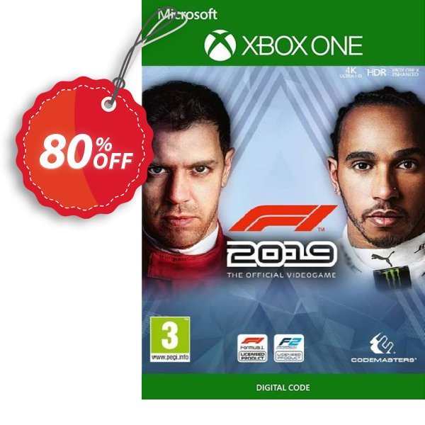 F1 2019 Xbox One, UK  Coupon, discount F1 2024 Xbox One (UK) Deal. Promotion: F1 2024 Xbox One (UK) Exclusive Easter Sale offer 