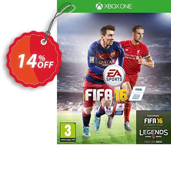 FIFA 16 Xbox One - Digital Code Coupon, discount FIFA 16 Xbox One - Digital Code Deal. Promotion: FIFA 16 Xbox One - Digital Code Exclusive Easter Sale offer 