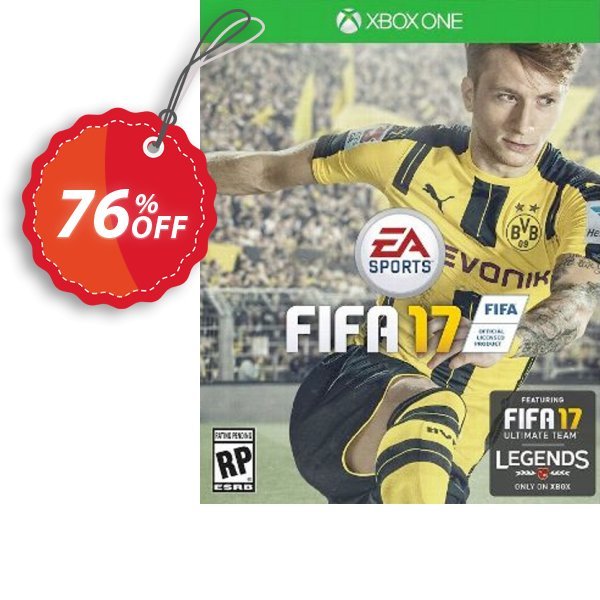 FIFA 17 Xbox One - Digital Code Coupon, discount FIFA 17 Xbox One - Digital Code Deal. Promotion: FIFA 17 Xbox One - Digital Code Exclusive Easter Sale offer 